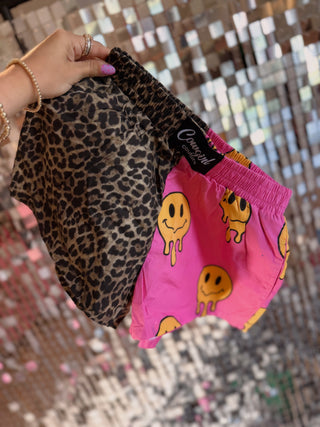 CCB™ original split leopard smiley boxer shorts PREORDER