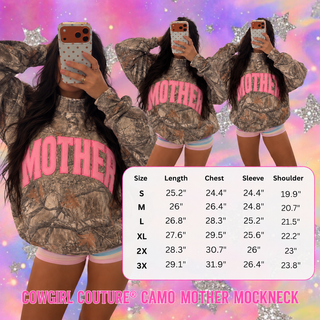 [DROPPING FRIDAY 10/2 @ 5 pm CST] CCB® Pink Appliqué MOTHER Mockneck [PREORDER]