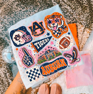 AUBURN TIGERS COLLAGE