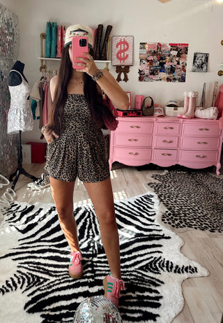 Ccb original leopard soft cotton romper preorder