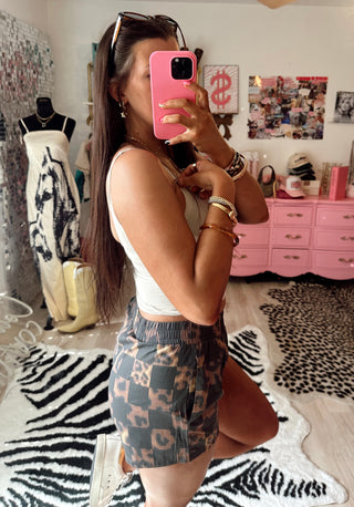 CCB Original Boxer Shorts in Leopard + Black Checkered PREORDER