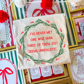 Three wise men snarky Christmas graphic