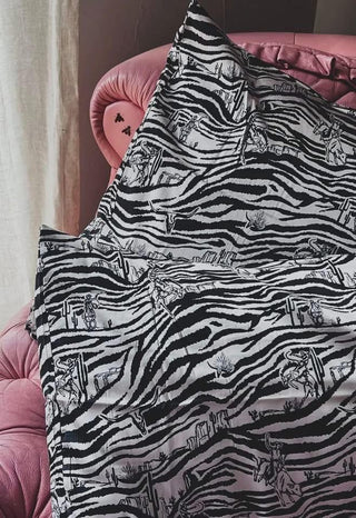 Wild Western Satin Pillow Cases