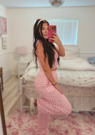 CCB® Pink Gingham Fp Inspired Movement Set READY TO SHIP