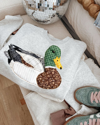 Faux quilted mallard