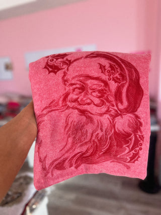 VIRAL INSIDE OUT MONOCHROME SANTA CREWS