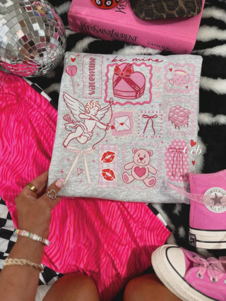 Valentine’s Day Doodle Collage Graphic