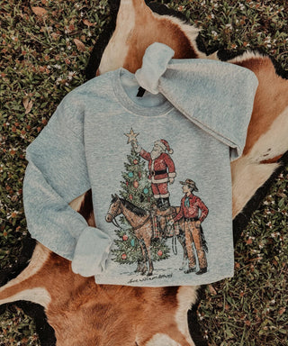 VINTAGE SANTA TREE TOPPER