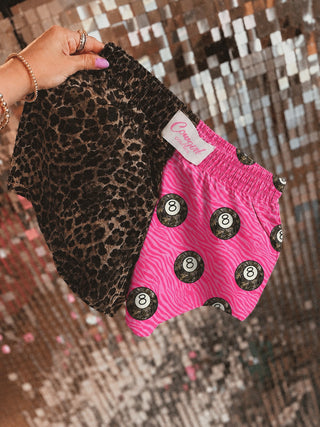 (DROPS 7/24) CLOSING 7/31 CCB™ original split pink zebra + Camo 8 balls | Leopard boxer shorts PREORDER