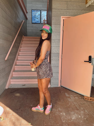 CCB Original Runsie Romper In Leopard ~ Preorder READ DESCRIPTION