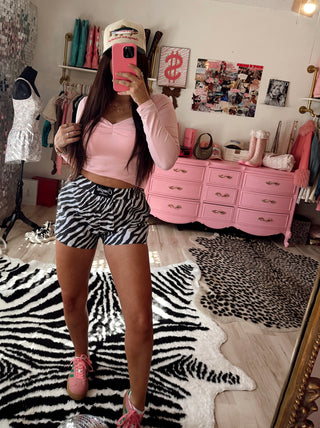 The CCB original Boxer Shorts In b+w zebra PREORDER