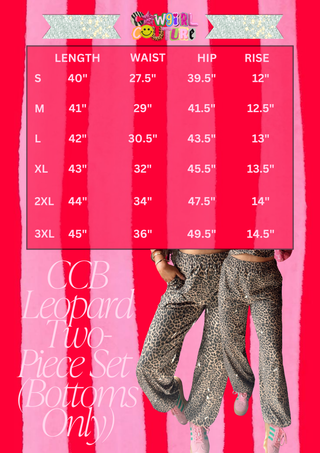 CCB original Leopard 2 piece set PREORDER