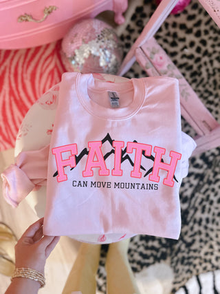 Faith can move mountains graphic