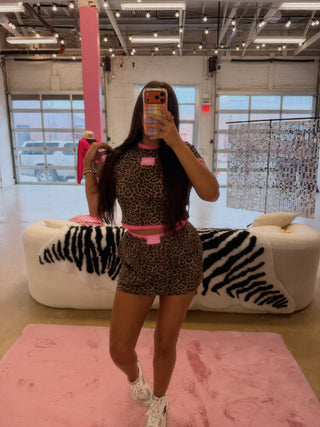 Cowgirl Couture® The Label Signature Skort Set | Leopard  PREORDER