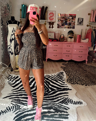 Ccb original leopard soft cotton romper preorder