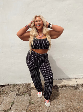 CCB® On The Go Polka Dot Athletic Bubble Pants ONLY* top sold separately READY TO SHIP