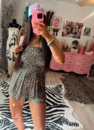 Ccb original leopard soft cotton romper preorder