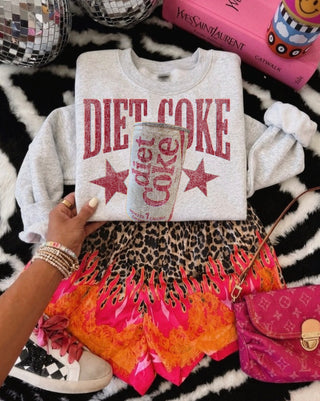 Grunge band style Diet Coke graphic