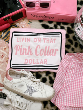 PINK COLLAR DOLLAR blossom comfort colors tee