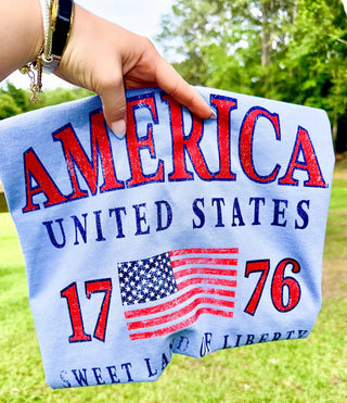 USA 1776 varsity graphic
