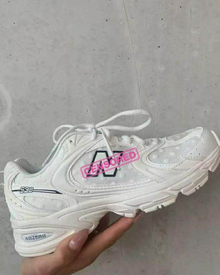 Polka dot sneakers ready to ship