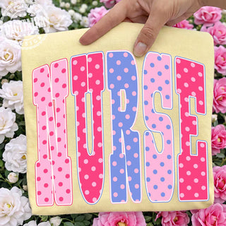 Colorful Polka Dot Nurse