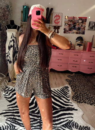 Ccb original leopard soft cotton romper preorder