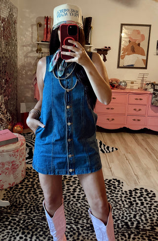 Baby’s Blues Denim Button Down Dress