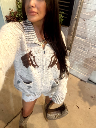 The Rodeo drive sweater zip