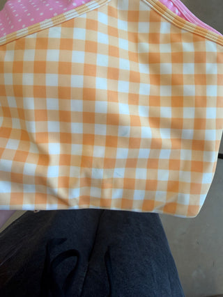 DEFECTED CCB YELLOW GINGHAM LAYERED ATHLETIC ***BIKERS ONLY*** READY TO SHIP