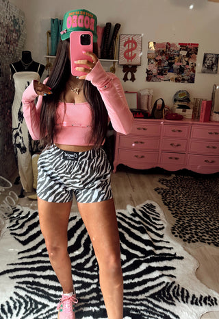 The CCB original Boxer Shorts In b+w zebra PREORDER