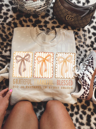 Grateful thankful blessed