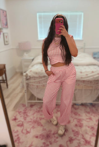 CCB® Pink Gingham Fp Inspired Movement Set READY TO SHIP