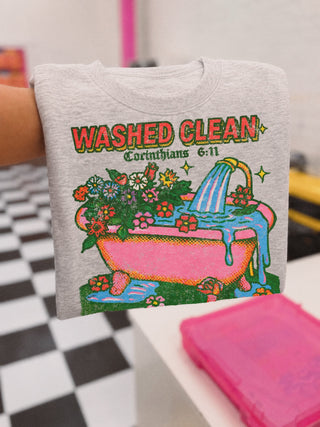Washed Clean Halftone Graphic
