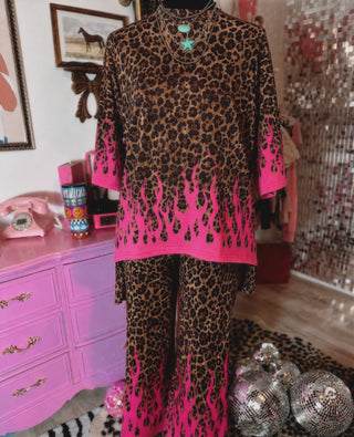Cowgirl Couture® Main Character Matching Set In Leopard Flame PREORDER