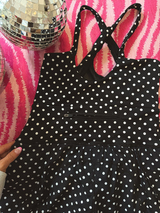 CCB® Polka Dot Runsie Romper ready to ship