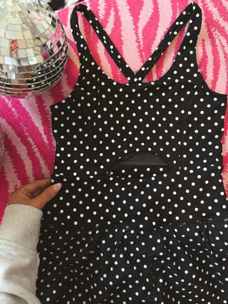 CCB® Polka Dot Runsie Romper ready to ship
