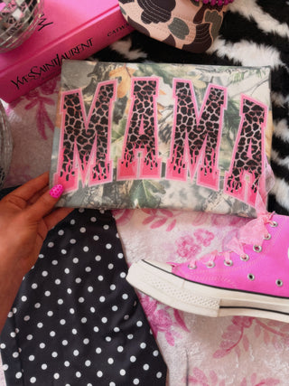 NEW Leopard flame mama graphic