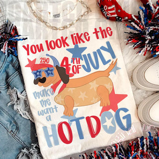 You look like the Fourth of July weenie dog