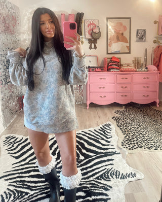 THE COWGIRL COUTURE OVERSIZED SOFT CAMO MOCKNECK PREORDER