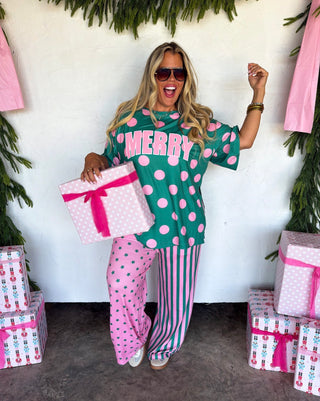 MERRY CONFETTI SPLIT LOUNGE SETS