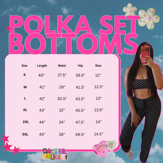 CCB® On The Go Polka Dot Athletic Bubble Pants ONLY* top sold separately READY TO SHIP