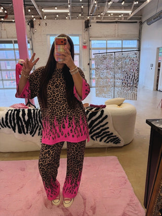 Cowgirl Couture® Main Character Matching Set In Leopard Flame PREORDER