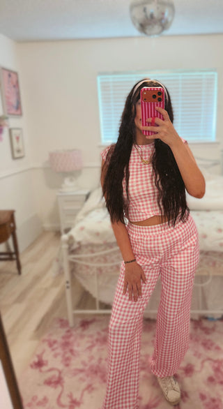 CCB® Pink Gingham Fp Inspired Movement Set READY TO SHIP