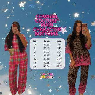 Cowgirl Couture® Main Character Matching Set In Leopard Flame PREORDER