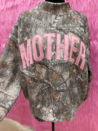 [DROPPING FRIDAY 10/2 @ 5 pm CST] CCB® Pink Appliqué MOTHER Mockneck [PREORDER]