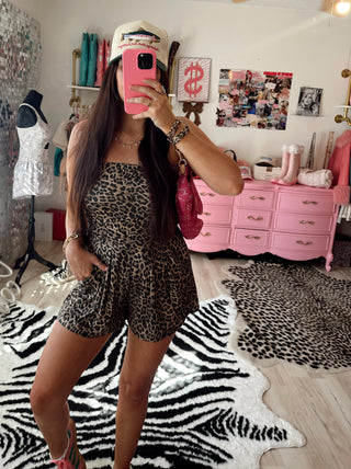 Ccb original leopard soft cotton romper preorder