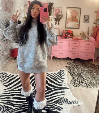 THE COWGIRL COUTURE OVERSIZED SOFT CAMO MOCKNECK PREORDER