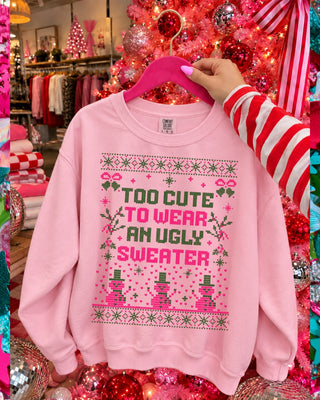 Too cute to wear an ugly Christmas sweater (New)