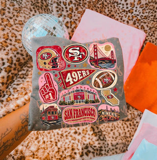 SAN FRAN 49ERS COLLAGE
